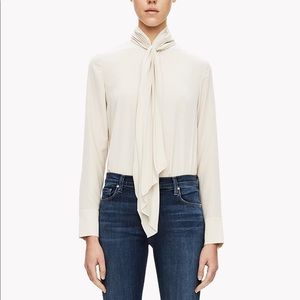 Theory Ivory Blouse